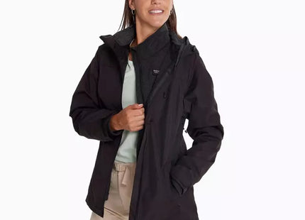 Parka Merrell 3 en 1 Mujer Negro Impermeable 5K Polar