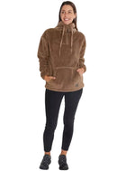 Polar Merrell Shaggy Half Mujer Sephia Tint Terracota 1/4 Zip