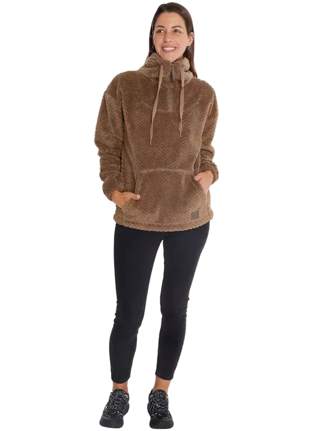 Polar Merrell Shaggy Half Mujer Sephia Tint Terracota 1/4 Zip