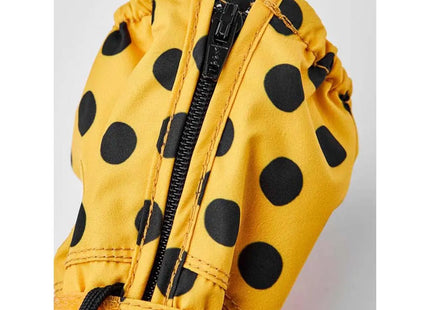 Mitón Hestra Baby Zip Long Bebé Amarillo Mostaza Nieve
