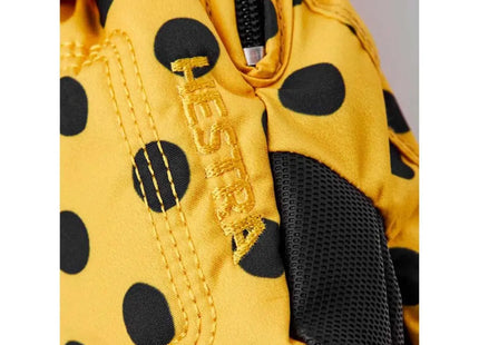 Mitón Hestra Baby Zip Long Bebé Amarillo Mostaza Nieve