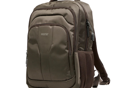 Mochila Doite Bookpack Helix 30L Café Laptop 18 USB Integrado