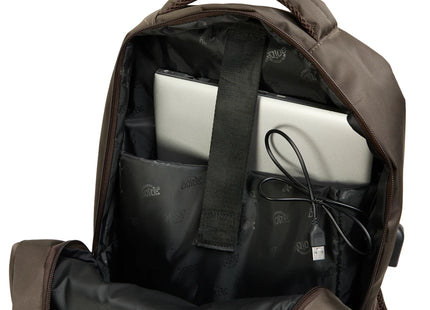 Mochila Doite Bookpack Helix 30L Café Laptop 18 USB Integrado
