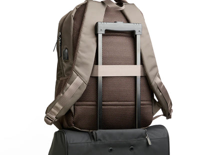 Mochila Doite Bookpack Helix 30L Café Laptop 18 USB Integrado