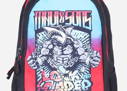 Mochila Maui And Sons Full Print Red 22L