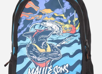 Mochila Maui And Sons Full Print Navy Azul/Negro 22L