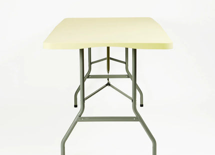 Mesa Plegable Garden 180 cm Amarilla Doite