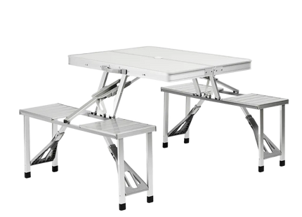 Mesa Aluminio Doite Plegable 4 Asientos