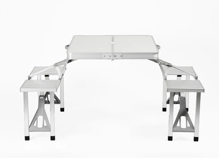 Mesa Aluminio Doite Plegable 4 Asientos