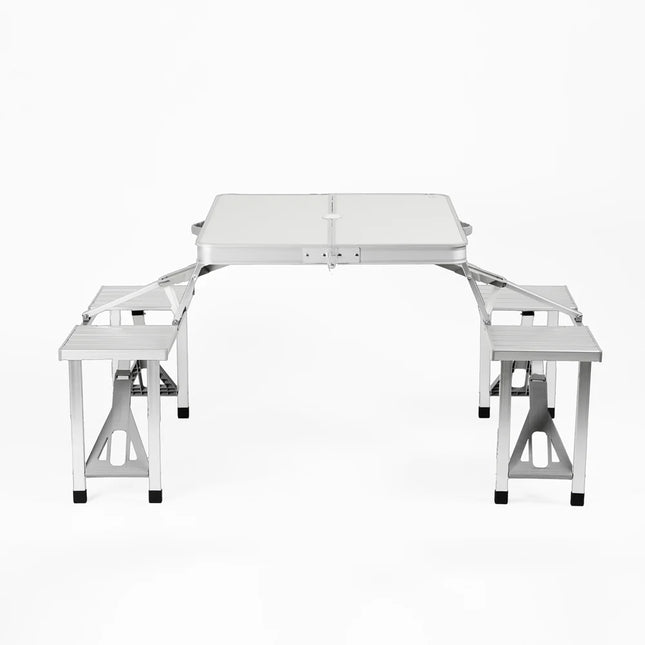 Mesa Aluminio Doite Plegable 4 Asientos