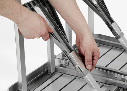 Mesa Aluminio Doite Plegable 4 Asientos
