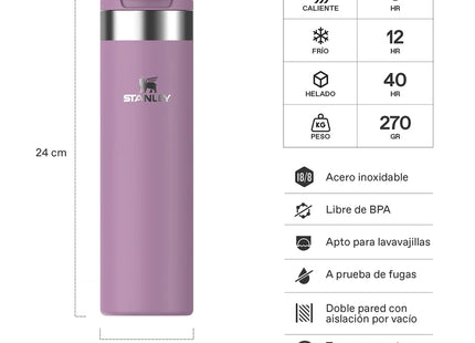 Botella Stanley AeroLight Transit Bottle 590ml Lila Liviana
