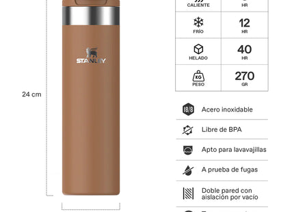 Botella Stanley AeroLight Transit Bottle 590ml Café Tostado