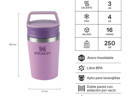 Mug Stanley Café To Go 236ml Lila Acero Inoxidable