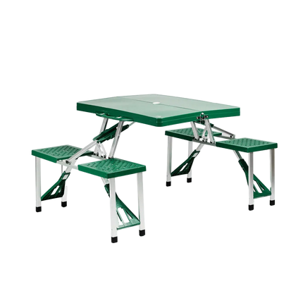 MESA PLEGABLE DOITE VERDE 4 PERSONAS - CAMPING