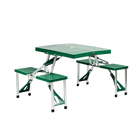 MESA PLEGABLE DOITE VERDE 4 PERSONAS - CAMPING