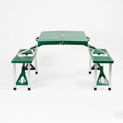 MESA PLEGABLE DOITE VERDE 4 PERSONAS - CAMPING