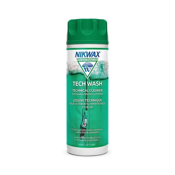 Nikwax Tech Wash Limpiador Ropa Técnica 300ml DWR GORE-TEX