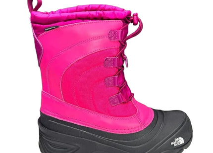 Bota The North Face Alpenglow IV Niño Rosa Negro Impermeable Nieve