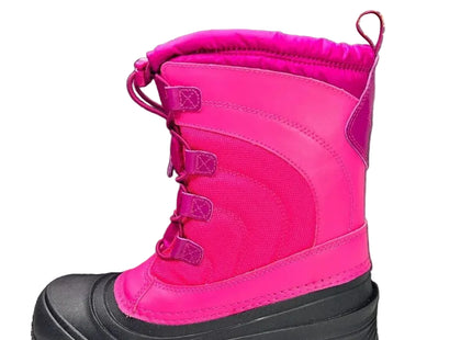 Bota The North Face Alpenglow IV Niño Rosa Negro Impermeable Nieve