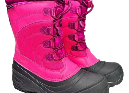 Bota The North Face Alpenglow IV Niño Rosa Negro Impermeable Nieve