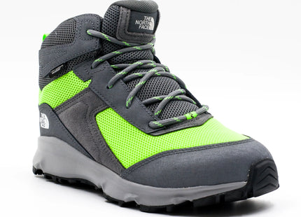 Botín The North Face Hedgehog Hiker II Mid Niño Gris Verde Impermeable