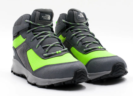 Botín The North Face Hedgehog Hiker II Mid Niño Gris Verde Impermeable