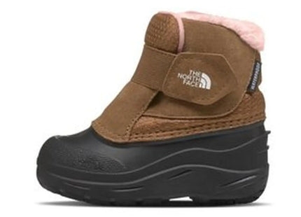 Bota The North Face Alpenglow II Niño Café Rosa Impermeable Nieve