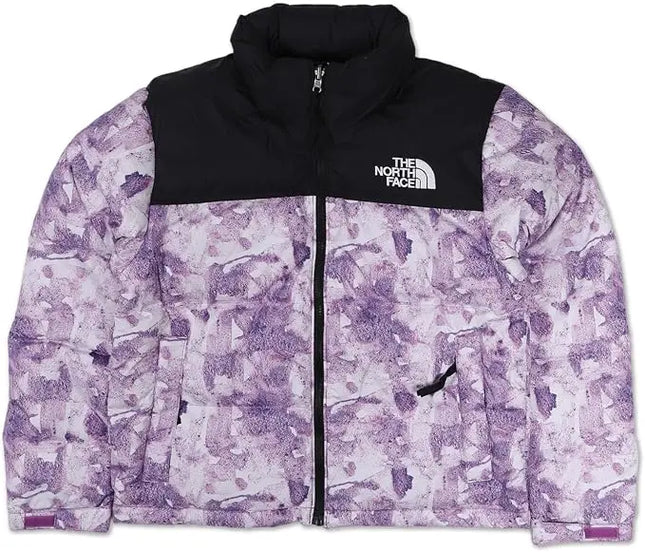 Chaqueta The North Face 1996 Retro Nuptse Mujer Morado Print Pluma