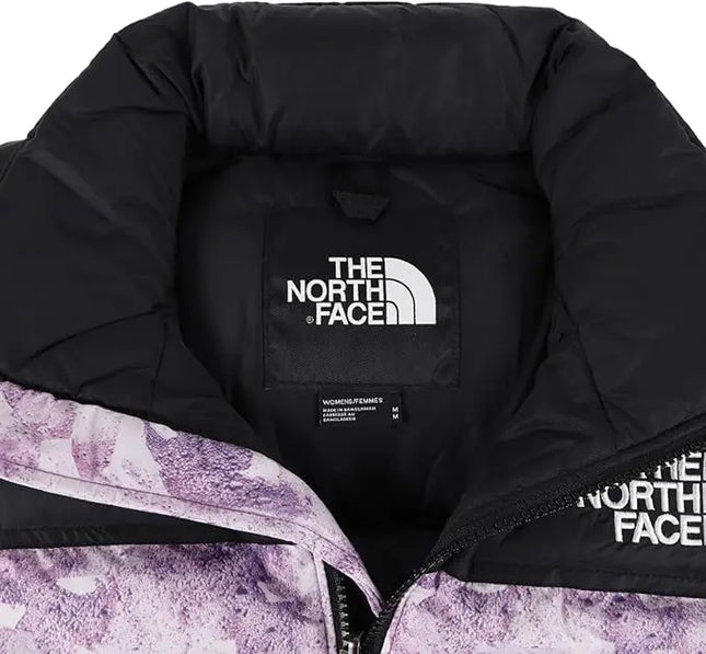 Chaqueta The North Face 1996 Retro Nuptse Mujer Morado Print Pluma
