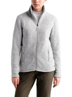 Polar The North Face Crescent Full Zip Mujer Gris Heather
