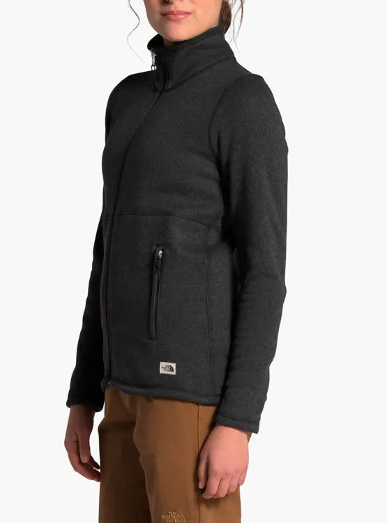 Polar The North Face Crescent Full Zip Mujer Negro Heather II