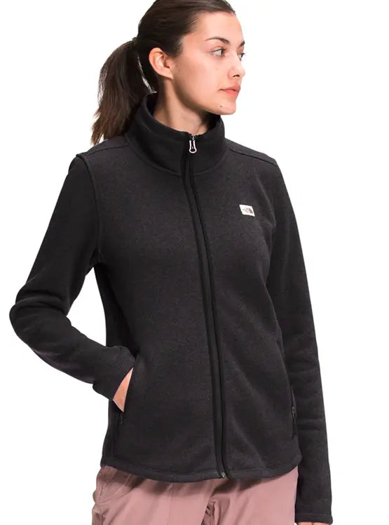 Polar The North Face Crescent Full Zip Mujer Negro Heather