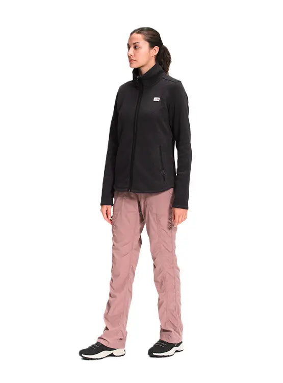 Polar The North Face Crescent Full Zip Mujer Negro Heather