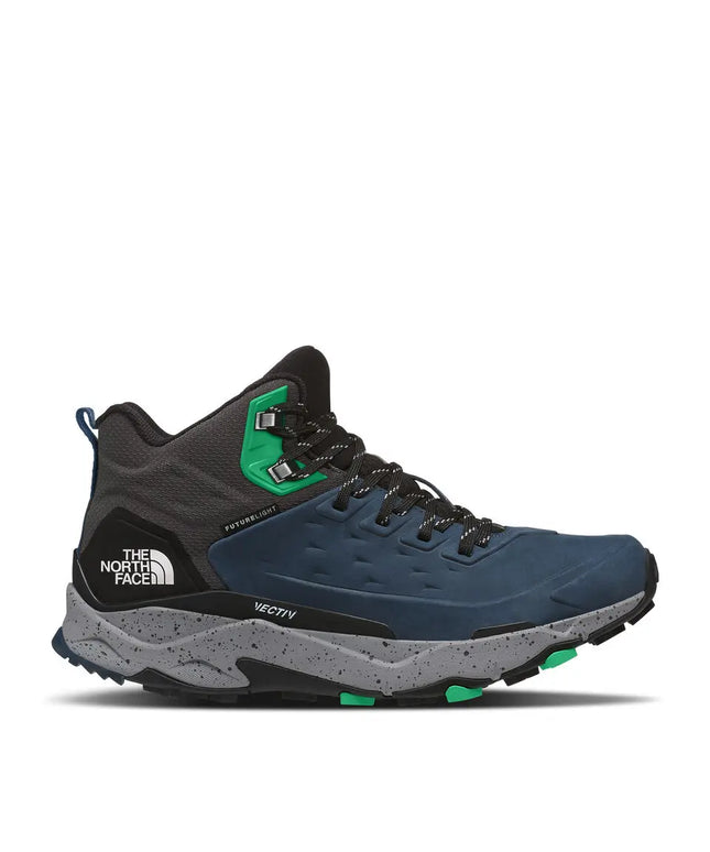 Botín TNF Vectiv Exploris Mid FutureLight Leather Hombre Azul Negro