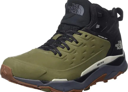 Botín TNF Vectiv Exploris Mid FutureLight Leather Hombre Oliva Negro