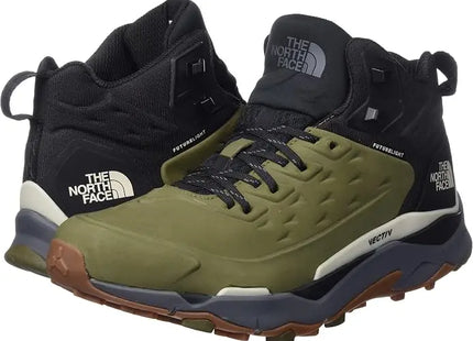 Botín TNF Vectiv Exploris Mid FutureLight Leather Hombre Oliva Negro