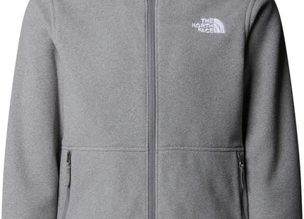 Polar The North Face Glacier Full Zip Hoodie Niño Gris Medio