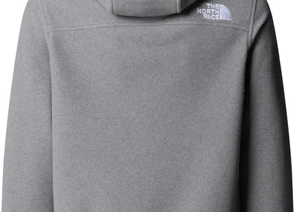 Polar The North Face Glacier Full Zip Hoodie Niño Gris Medio