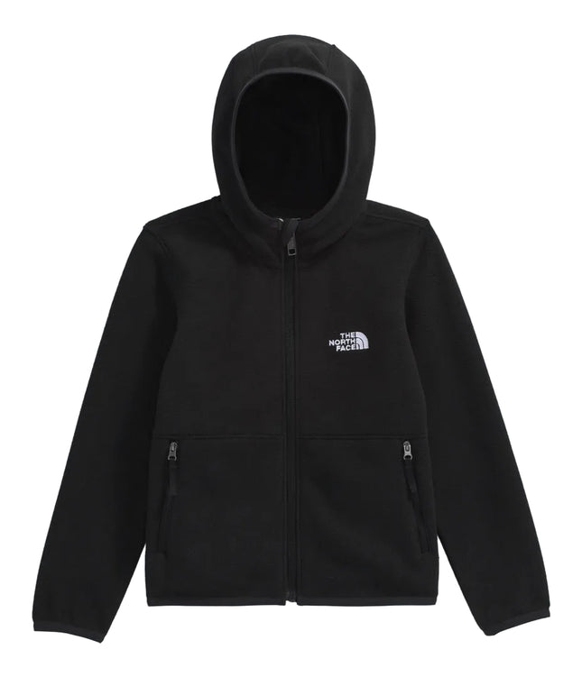 Polar The North Face Glacier Full Zip Hoodie Niño Negro