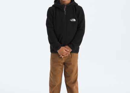 Polar The North Face Glacier Full Zip Hoodie Niño Negro