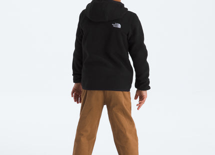 Polar The North Face Glacier Full Zip Hoodie Niño Negro