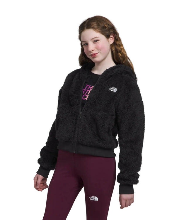 Polar The North Face Suave Oso Full Zip Hoodie Niña Negro