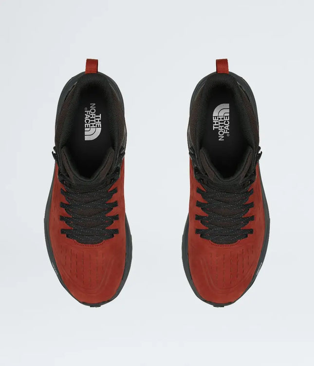 Botín TNF Vectiv Exploris 2 Mid Hombre Rojo Negro FutureLight