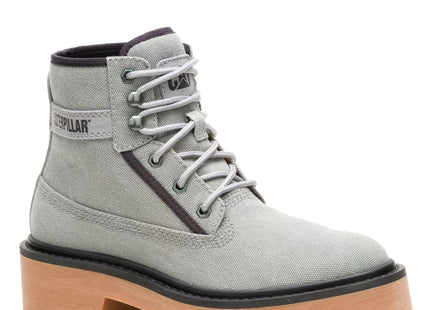 Botín Canvas Mujer Colorado Max 6 Gris Claro Cat