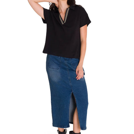 Bota Casual Cuero Mujer Grader Harness Negra Cat