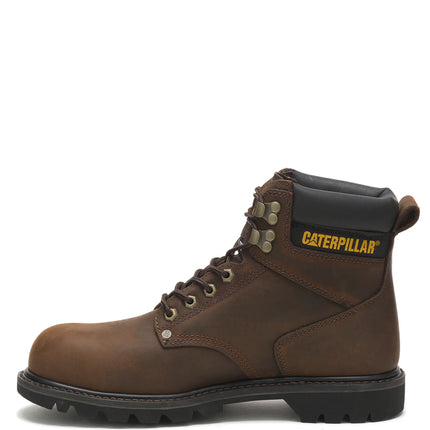 Botín Industrial Hombre Second Shift ST Café Cat