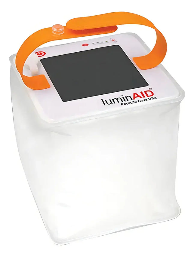 Linterna Inflable LuminAID PackLite Nova USB Solar Camping