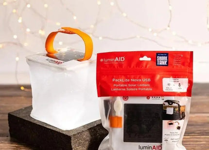 Linterna Inflable LuminAID PackLite Nova USB Solar Camping