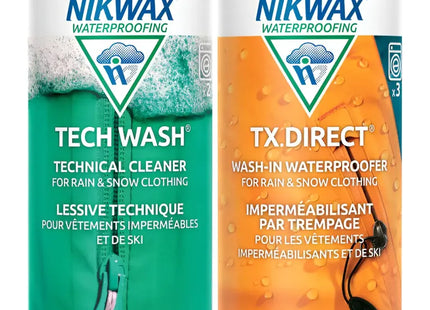 Pack Nikwax Tech Wash TX.Direct Limpiador Impermeabilizante Ropa Técnica 300ml